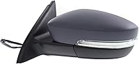 Vista 2 de Kool Vue - Espejo eléctrico compatible con Volkswagen Jetta 11-18 derecho e izquierdo manual plegable calefacción luz de señal sedánhíbrido pintable