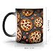 KWQDOZF Tazas de café sensibles al calor con impresión de pizza Imagen de KWQDOZF Tazas de café sensibles al calor con impresión de pizza