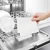 Dishwasher Detergent Sheets, Unscented Dishwashing Detergent, Dishwasher Pods Alternative, Double Cleaning Formula, Condensed, Concentrated, Large Size, 60 Loads Count, 30 Sheets, White