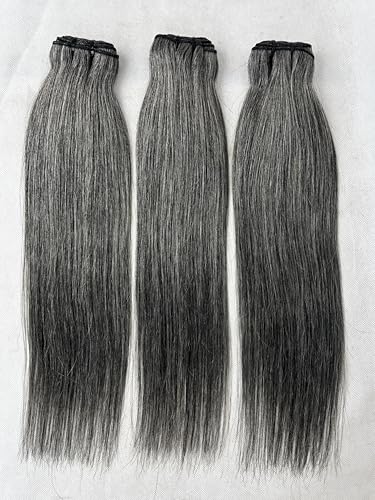 10 12 14 Inch Salt and Pepper Bundles Human Hair