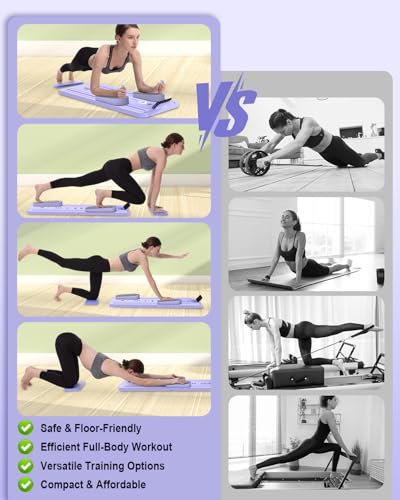 AMAZINGHOME Pro Foldable Pilates Board & Reformer Machine AH-Pilates Board-605 の商品画像 3