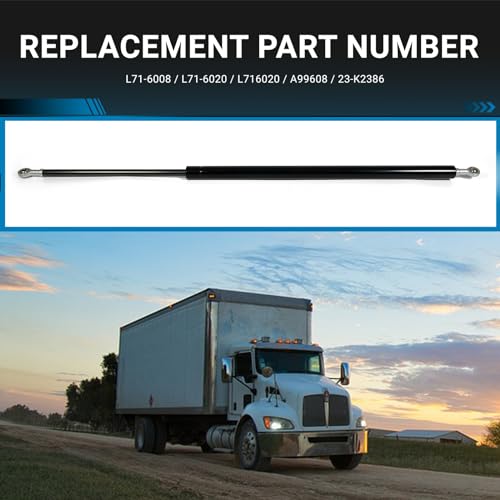 Aumzong 35" Hood Lift Support Strut Shock Compatible with Kenworth T680 Peterbilt 579 Replacement # L71-6008, L71-6020, L716020 by Aumzong - Used condition - Image 2