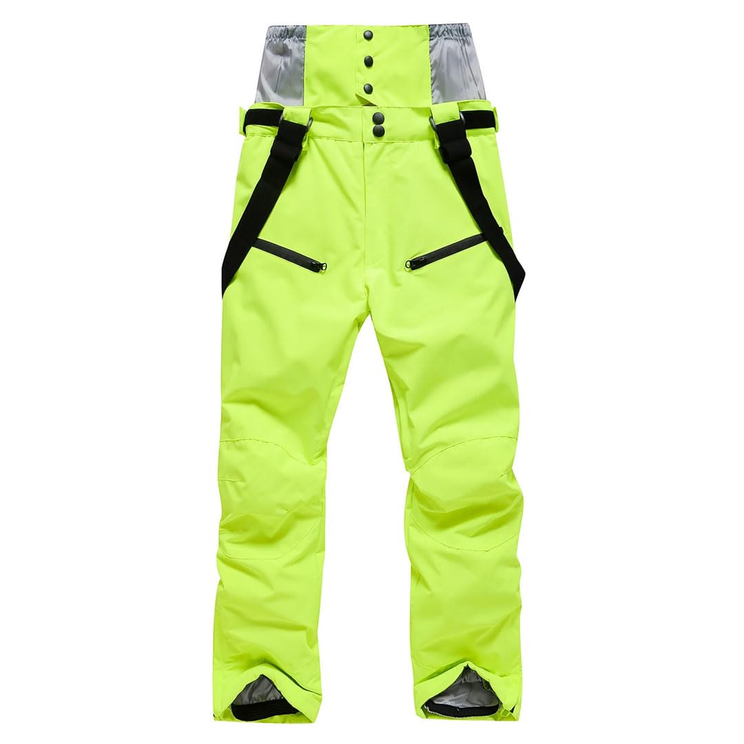 Suwequest Pantaloni da sci alpino, da uomo e da donna, invernali, per sport all'aria aperta, caldi e antivento