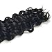 Hannah product Bulk Hair For Braiding Human Hair Deep Curly Wave No Weft Wholesale Human Hair Bulk In Factory Price 4 Bundles 200g Brazilian (16 18 20 22 Natural Black #1B)