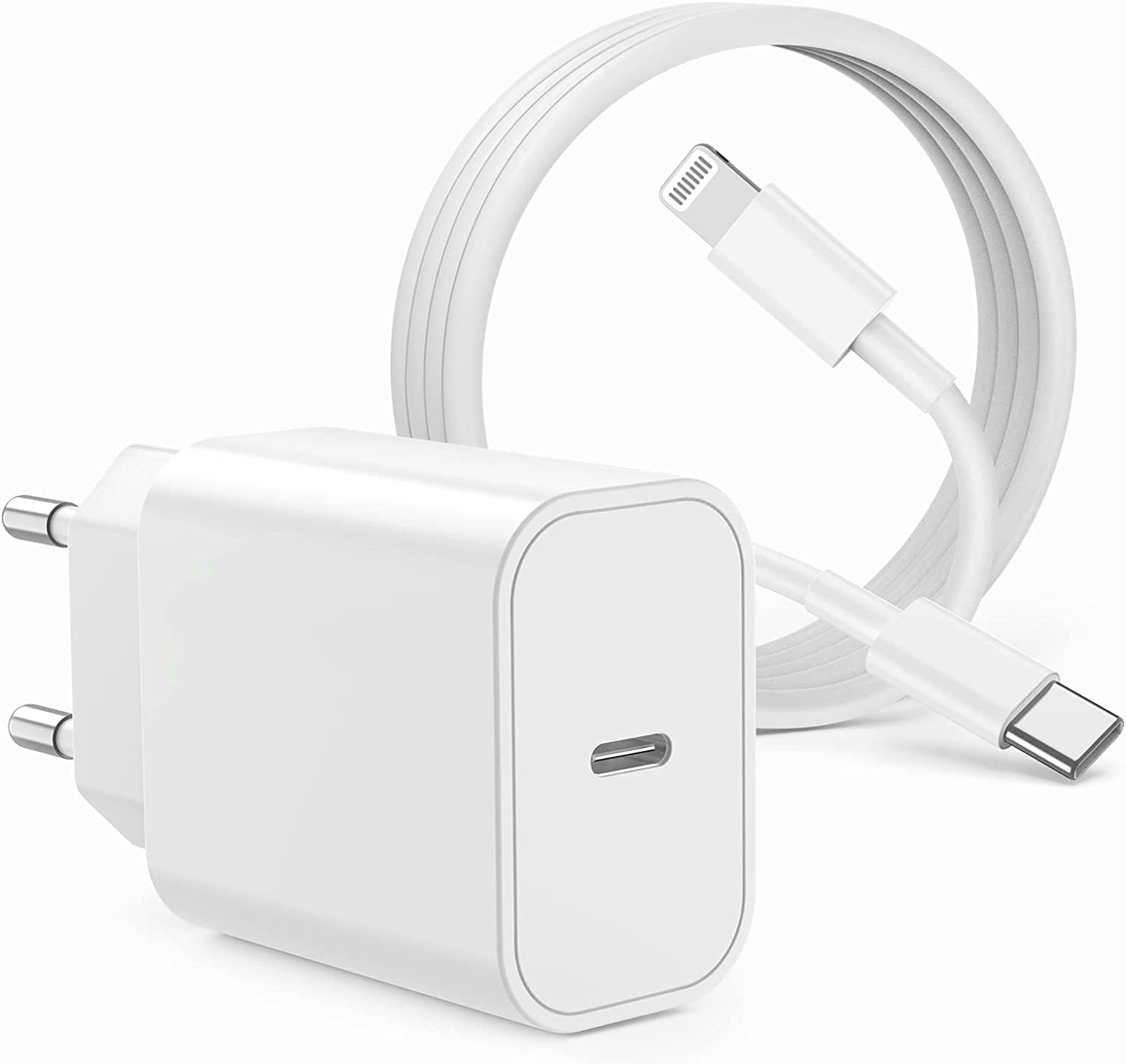 ZLONXUN USB Oplader Adapter en 1.5M USB-kabel Compatible with Phone 4/4S/3G/3GS, Pad 2/3