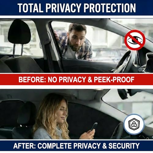 XCBYT Magnetic Car Window Shades 4PCS
