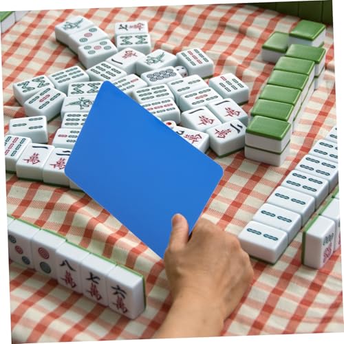 Vaguelly 8 piezas máquina automática para barajar Mahjong miniatura 6