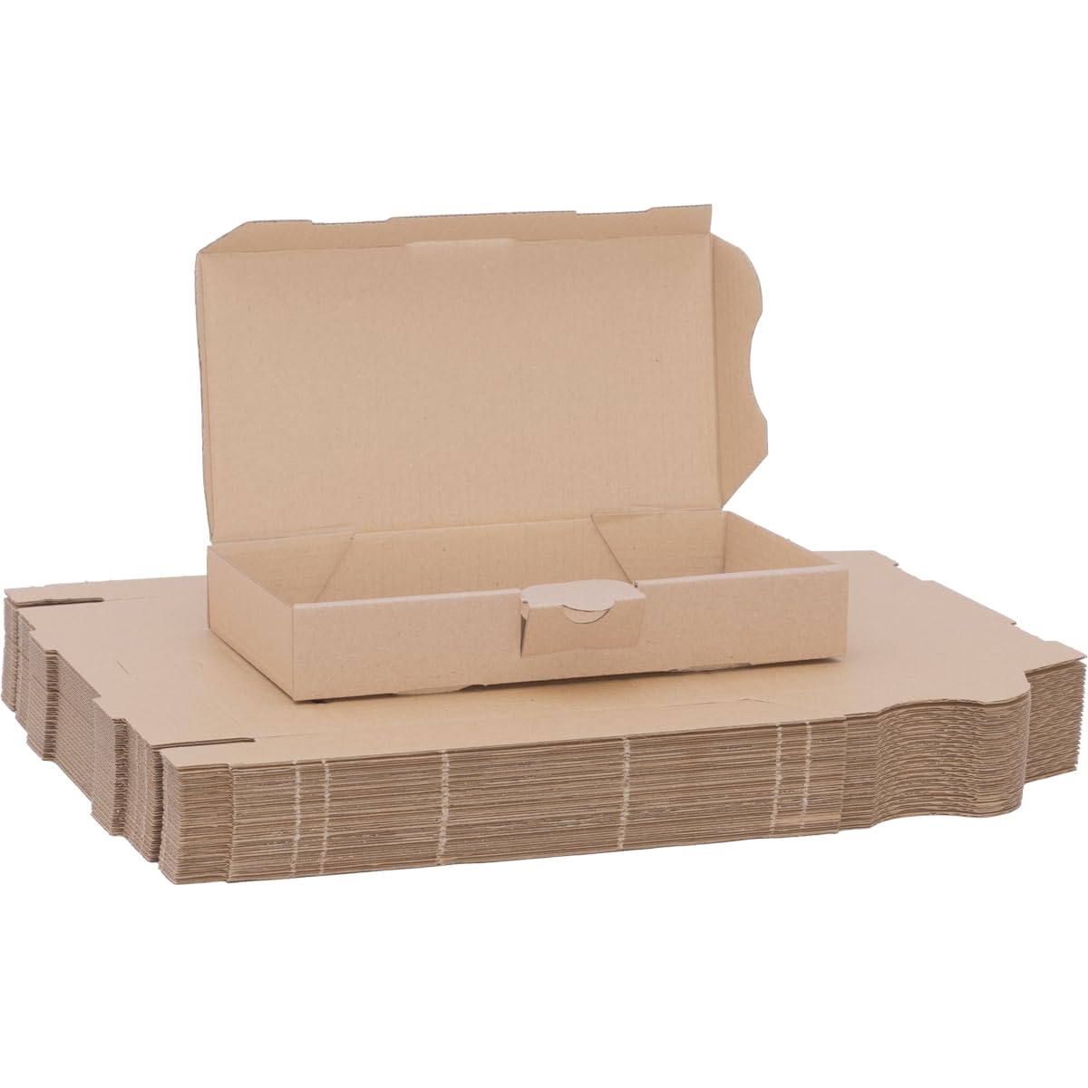 verpacking 200 cartons extra-plats 180 x 100 x 30 mm brun MB-0 [taille et couleur au choix] boîtes d'expédition boîte pliante carton pliant Lettre Max envoi postal conforme DHL simple cannelure