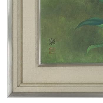 ☆セール中☆　山茶花　さざをんか　花鳥画　可愛らしい　日本画　肉筆　絵　小栗春峰 ☆セール中☆ 山茶花 さざをんか 花鳥画 可愛らしい 日本画 肉筆