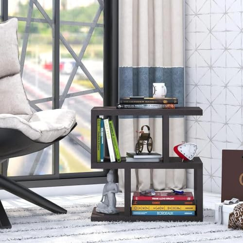 Image of Engineered Wood Zl Side Table, End Table (BLACK1)