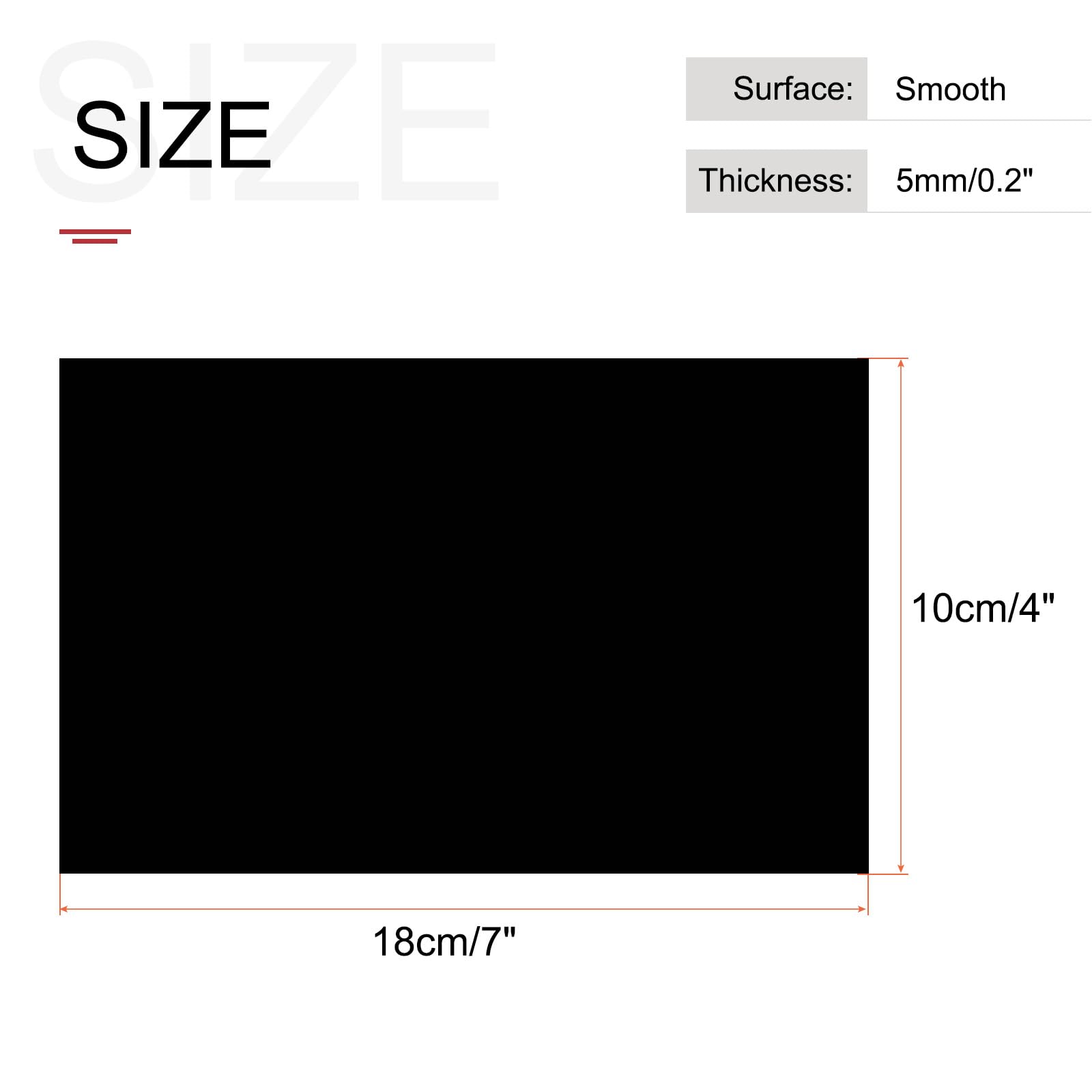 ABS Plastic Sheets for DIY & Models - Black -2