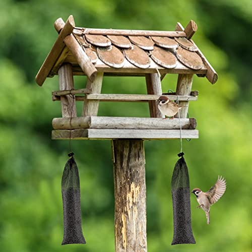 Alimentador de calcetines de pinzón 6 piezas para exteriores, sacos de alimentación de semillas de cardo duraderos blancos - Imagen 15 de 15