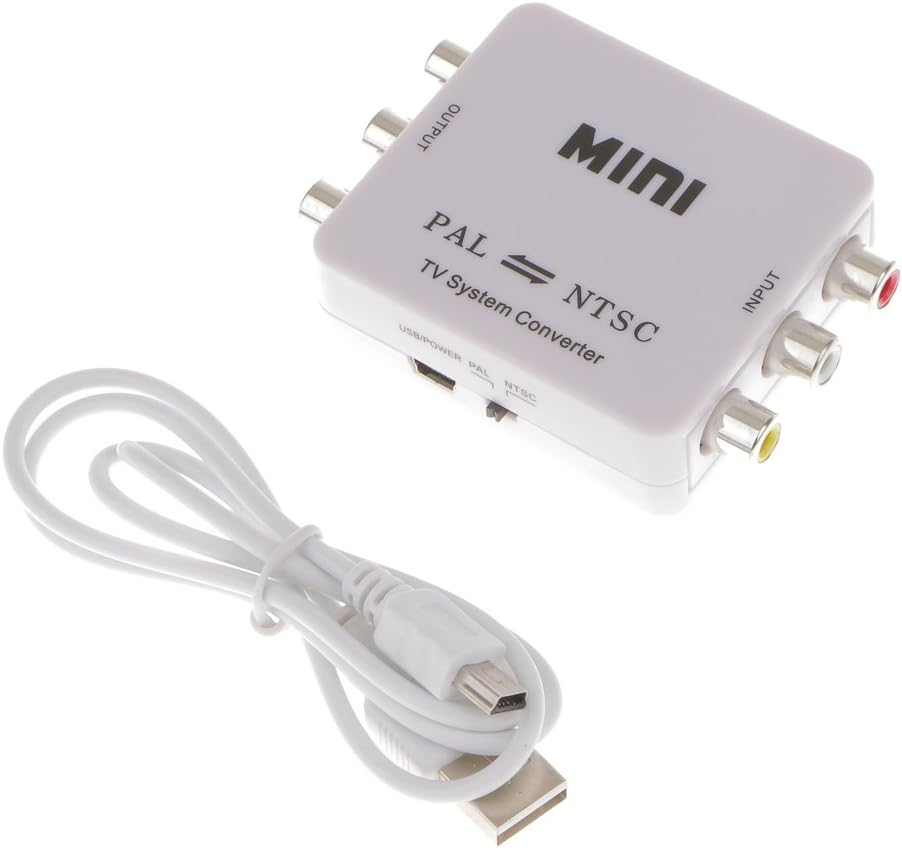 Big Shoppe Store PAL/NTSC/SECAM to PAL/NTSC Mini Bi-Directional TV System Switcher Converter