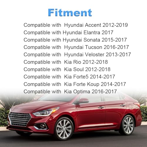Image of Cylinder Head Gasket Set with Bolts Compatible with Hyundai Accent Elantra Sonata Tucson Veloster Kia Rio Soul 1.6L L4 2012-2019 Replacement for HS26554PT HS55010
