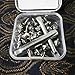 Ussuris Screw-in Studs for Wading Boots,Stainless Steel Traction Stud for Fishing Shoes and Boots,Pack of 26 Studs Includes Installation Tool