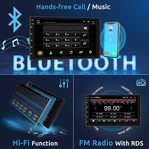 Radio de coche Android 13 para Toyota RAV4 2006-2012 con pantalla de 7" y navegación GPS 4
