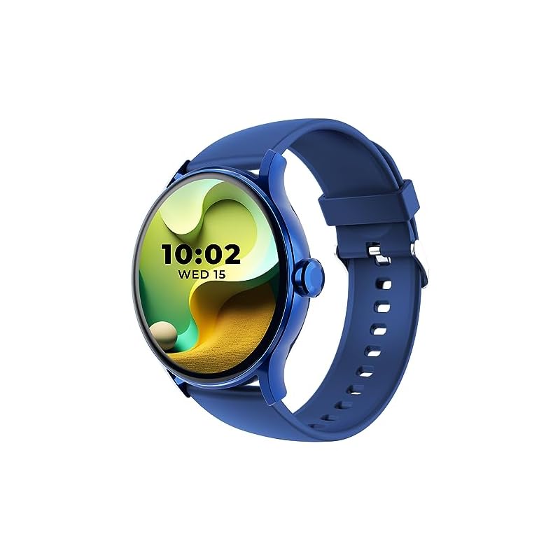 beatXP Flare Pro 1.39” HD Display Bluetooth Calling Smart Watch, 100+ Sports Modes, Heart Rate Monitoring, SpO2, AI Voice Assistant, IP68 - Persian Blue
