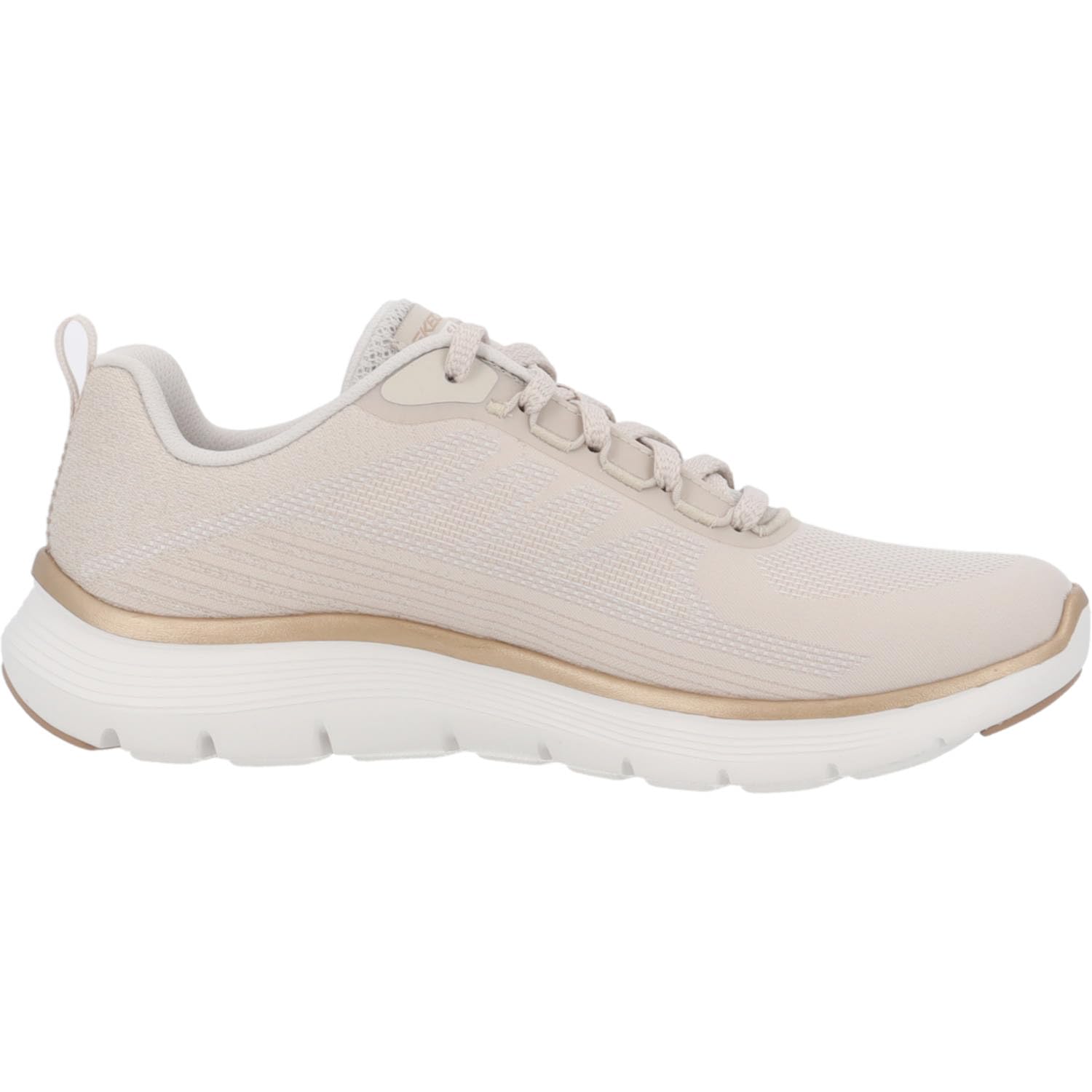 Skechers 150217 NTGD Zapatos con cordones textil para mujer en beige