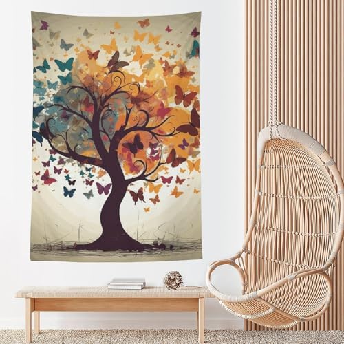 Tapisserie murale pour cacher un mur blanc sans faire de travaux