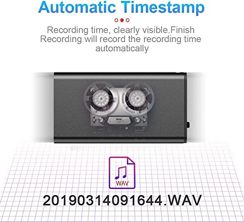 Dododuck Q1 Digital Voice Recorder - Audio Recording Device Records With 60 Hours Battery Time For Work, Lectures, Meetings, Interviews, Compatible With Iphone Or Android (16 Gb) #TOP6