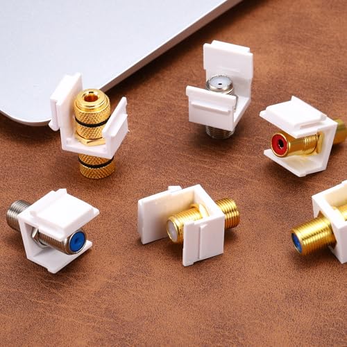 Conector RCA coaxial MECCANIXITY, pack 2 piezas miniatura 5