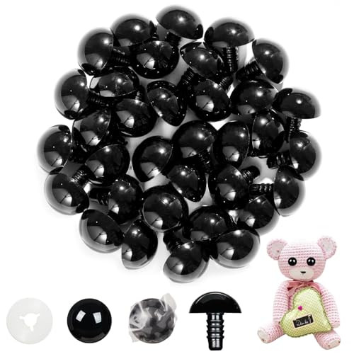 Vanblue 20mm Safety Eyes for Amigurumi, 40-Piece Set