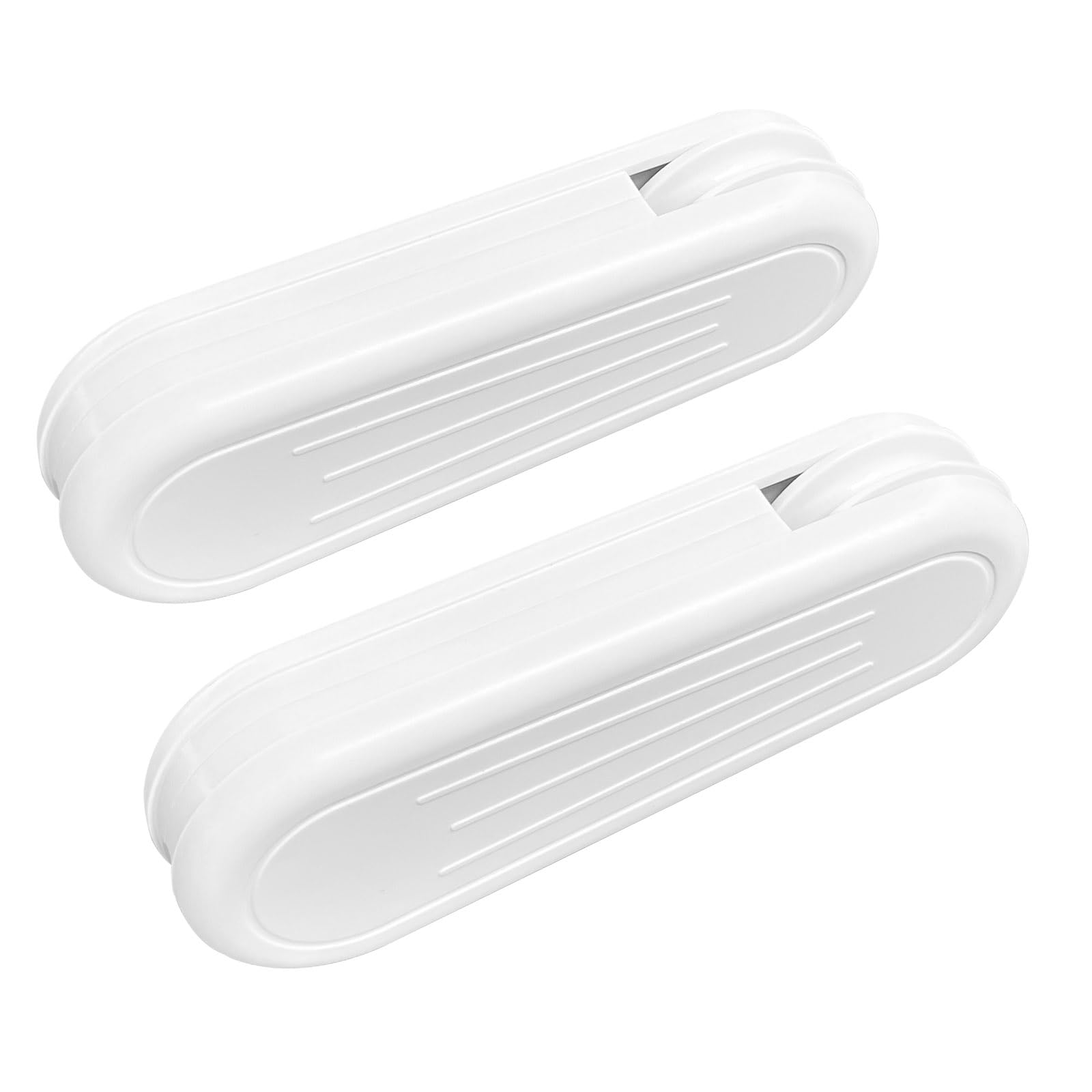 Curtain Cord Weights, 2-Pack Plastic Pull String Pendants for Vertical Blind and Drapes - White