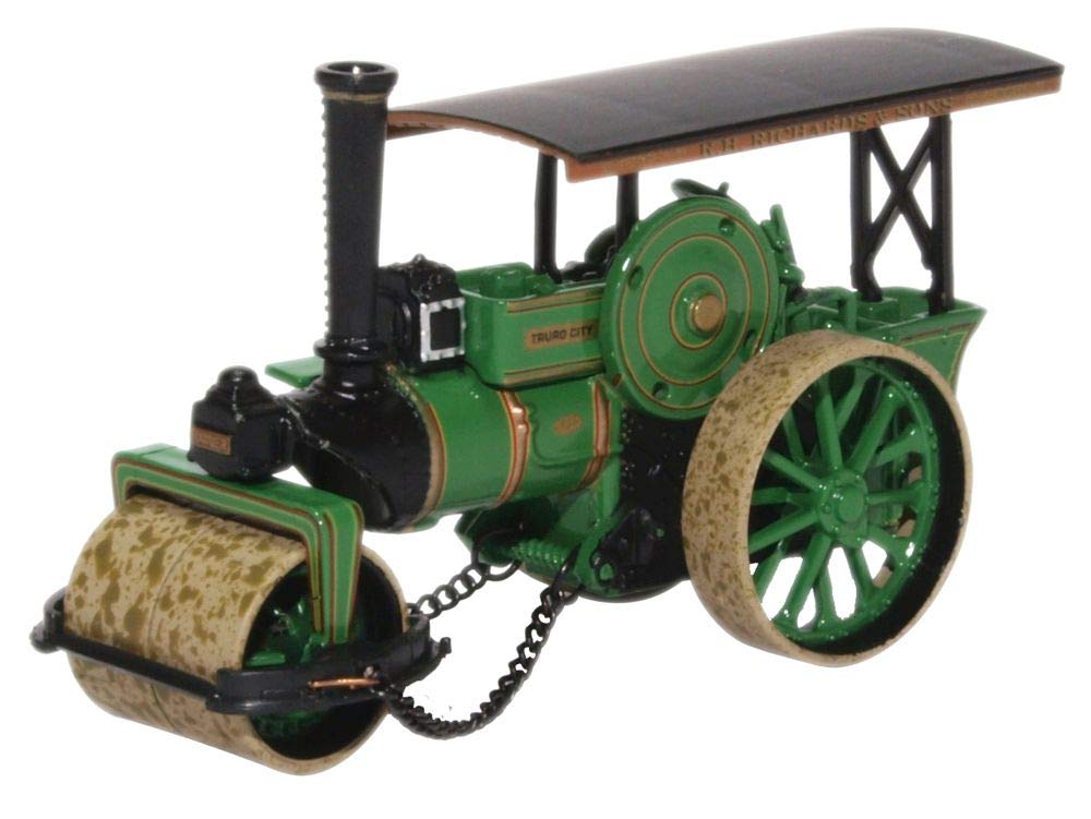 Oxford Diecast 1:76 Fowler Steam Roller No.18873 City of Truro Collectable model 76FSR005