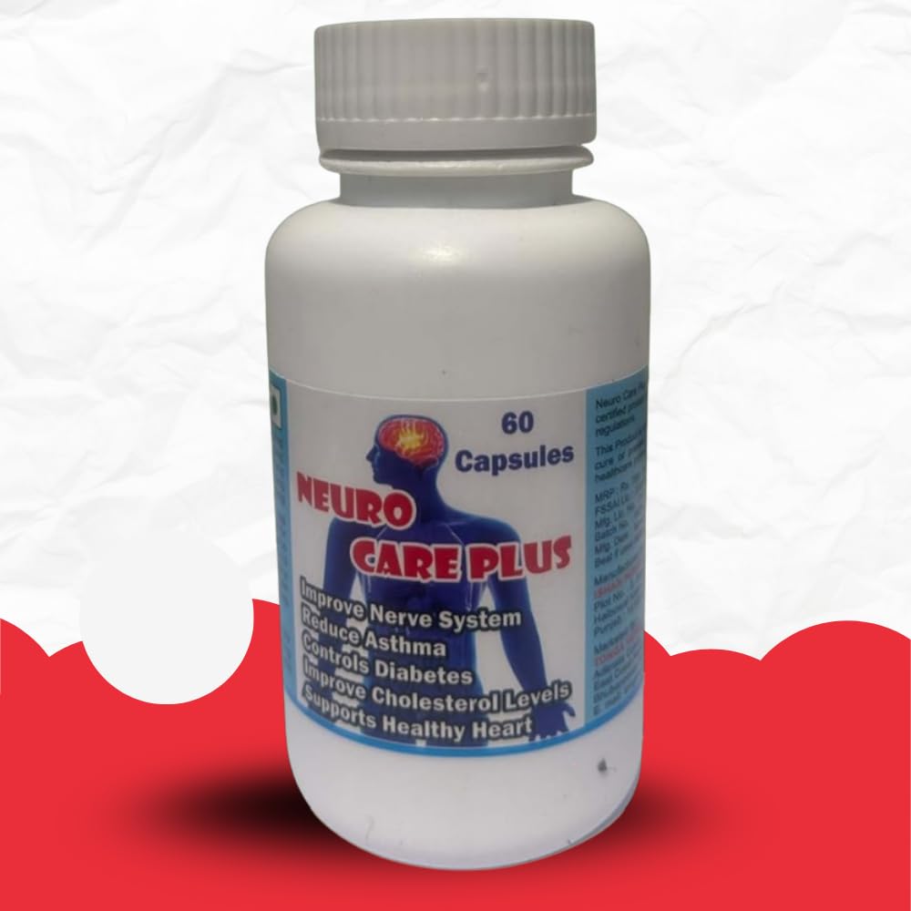 NEURO CARE PLUS CAPSULES - 60 CAPSULES (GET 1 BOTTLE NEURO CARE PLUS 50ML DROPS FREE)