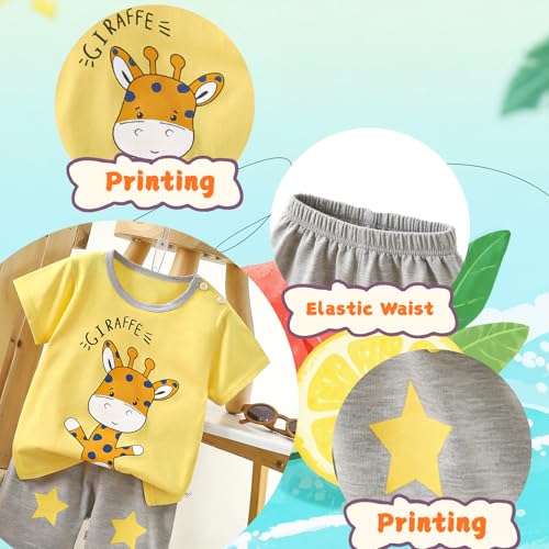 Image of LMYOVE Casual round-neck short-sleeved T-shirt and short suit summer beachwear