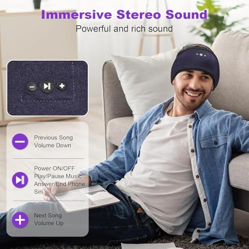 Bulypazy ADJUSTABLE HEADBAND Headphones For Small Head Size, Adjustable Bluetooth Headband thumb #5