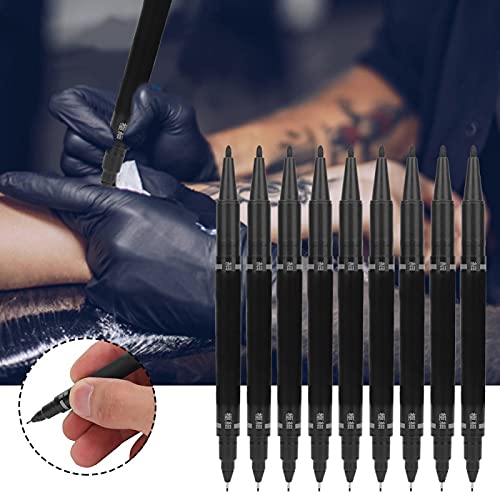 Tattoo Marking Pen Skin 10 PCS Temporary Tattoo Marking Pen Double