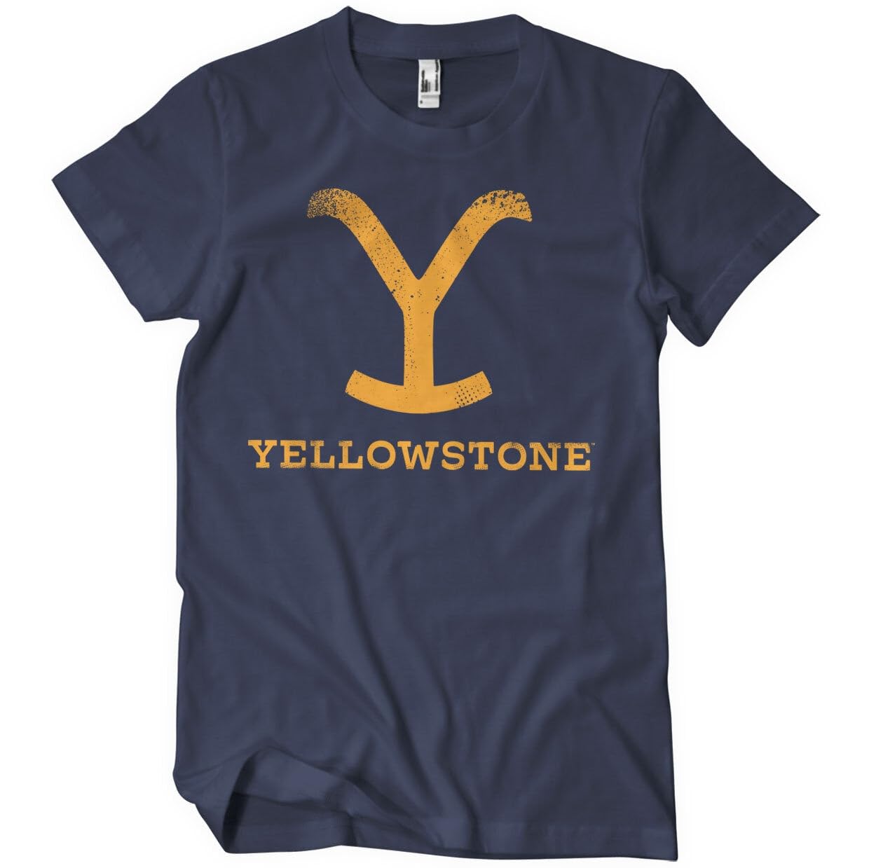 Yellowstone Men's Navy Officially Licensed T-Shirt (Navy), XX-Large