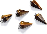 Vista 8 de Adabele Colgante de piedra semipreciosa natural de 0.98 pulgadas (0.984 in), cuentas sueltas para curación de joyas de chakras de cristal Obsidiana