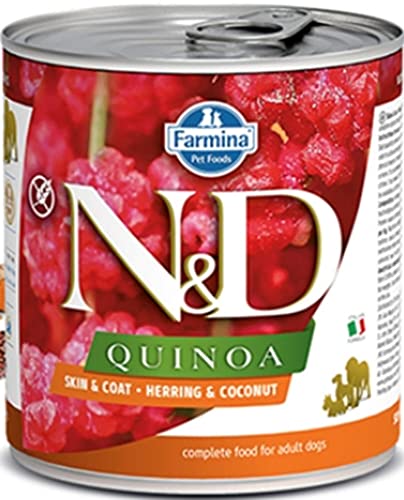 N&d dog quinoa herring & coconut