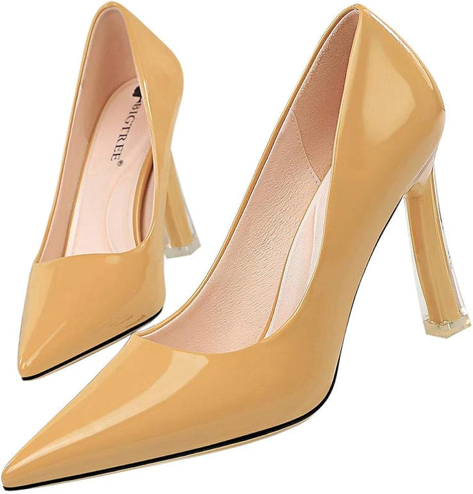 scarpe da sera trasparenti per le donne