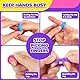 Snirttou Fidget Ring Toys für Kinder Erwachsene, 12 Stück Silikon Anxiety Ring Set,Fidget Toys Sensory Rings,Dekompression Spielzeug zur Stressabbau und Angstlinderung