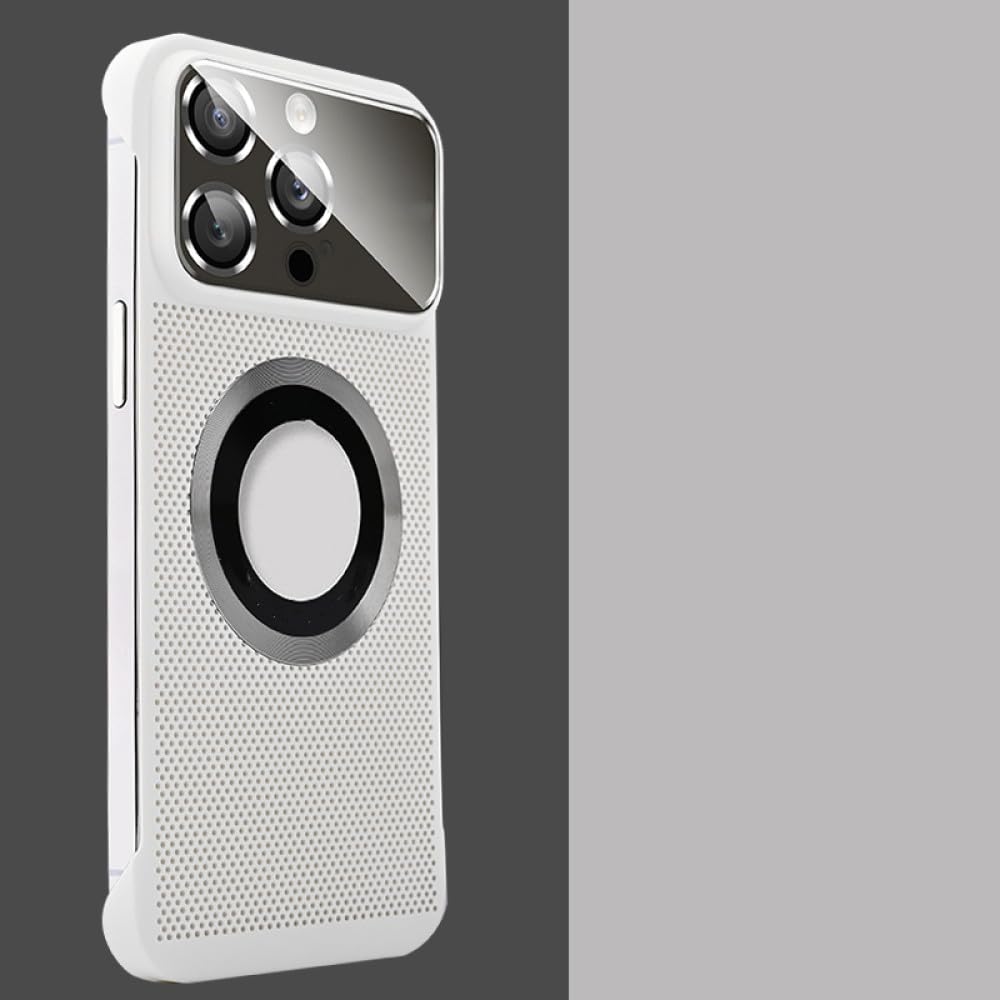 Étui de refroidissement magnétique iPhone 13 Pro Max sans monture blanc