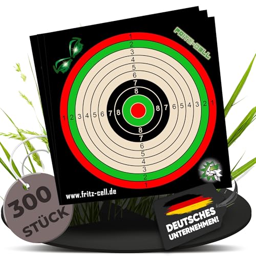 300 Zielscheiben 17x17 cm für Fritz-Cell Luftgewehr Luftpistole Airsoft und Kugelfang 300 Zielscheiben 17x17 cm für Fritz-Cell Luftgewehr Luftpistole Airsoft und Kugelfang