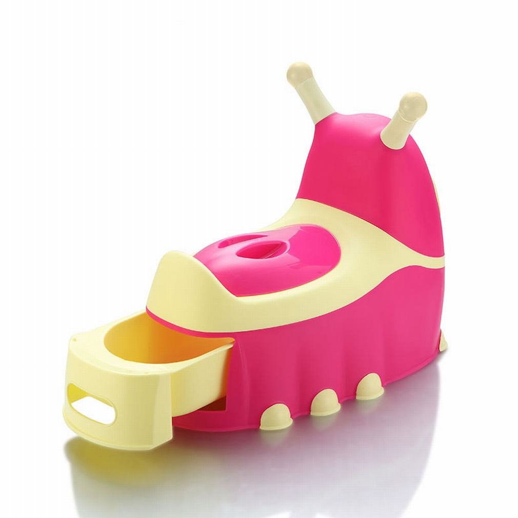 HM Aumentar el Baño de Los Niños Los Hombres Y Las Mujeres Los Niños Del Baño Del Bebé Del Orinal Del Bebé Los Inodoros de Los Niños,Rosa roja