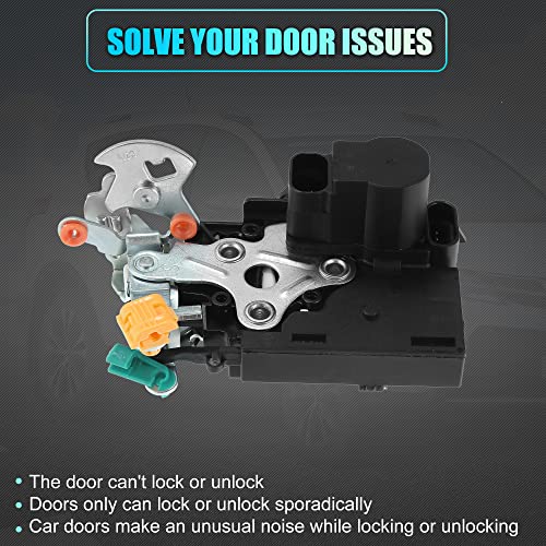 Image of X AUTOHAUX 15110641 Front Left Driver Side Door Lock Latch Actuator W /o Keyless Entry for Cadillac Escalade for Chevy Silverado for GMC Sierra
