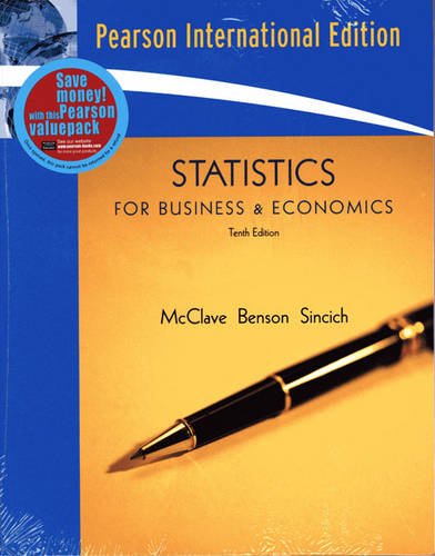 Statistics for Business & Economics:International Edition/MyMathLab/MyStatLab Student Access Kit