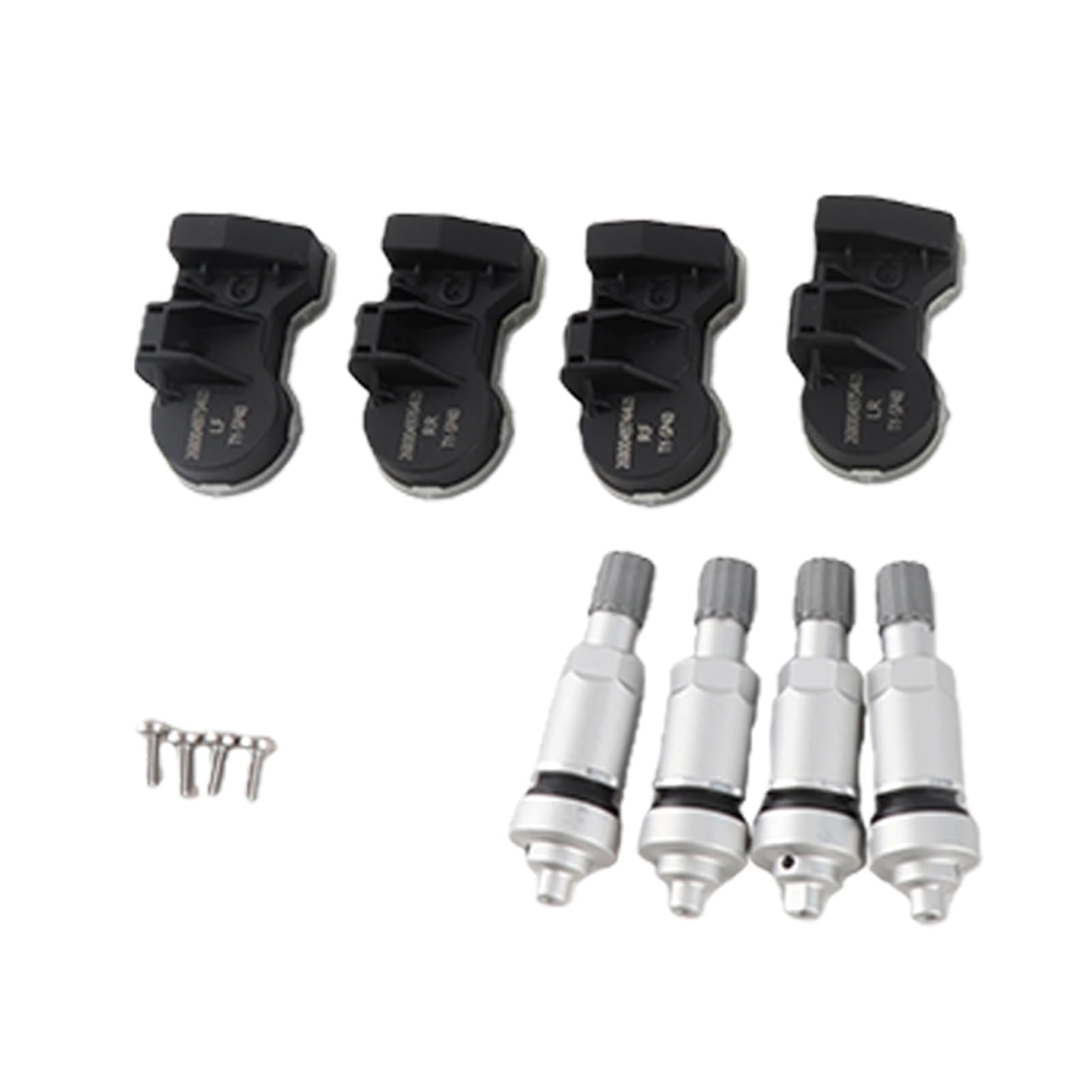 Sensor Presion Interno Bgoodvision Sensore Pressione Pneumatici Sensore Pressione Pneumatici Sensore Pressione Pneumatici di Monitoraggio della Pressione dei Pneumatici per Auto Tpms con 4 Sen