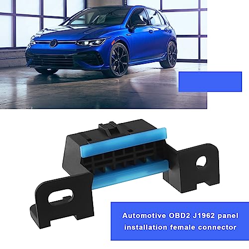ECSiNG OBD2 16 Pin Buchse Kabelbuchse OBDII Auto Adapter J1962 OBD 2 Gehäuse Kit für Fahrzeug Fester Kabelbaum Buchse Zusammengebauter Stecker Dash Port