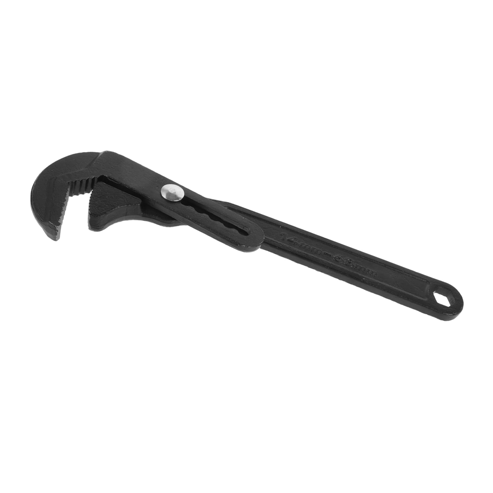 Llave Ajustable Multifuncional Negra Para Fontanería Herramienta Versátil Para Reparación y Montaje De Tuberías De Baño Con Agarre Seguro y Diseño Robusto