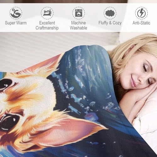 Couverture en flannel douce pour chien lit chaud moelleux - 4