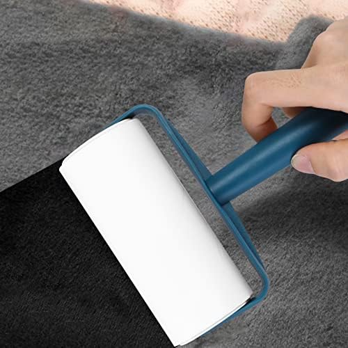 cobee Lint Roller Portable Tearable Hair Remover, Lint Roller + 3 Sticky Replacement Heads, Extra Sticky Pet Lint Brush, Cat Dog Hair Remover for Furniture Clothing Pet Hair Dust Fluff 60 Sheets/Roll