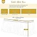 Suppromo 9ft White Table Skirt Tulle Tutu Table Skirt for Rectangle Tables White Ruffle Table Cloth for Wedding Bridal Shower Baby Shower Baptism Birthday Party Banquet Decoration(L9(ft) H 30in)