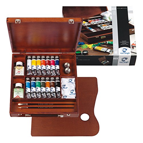 CREATIV DISCOUNT NEU Van Gogh Ölfarbe Malkasten INSPIRATION,14x40ml