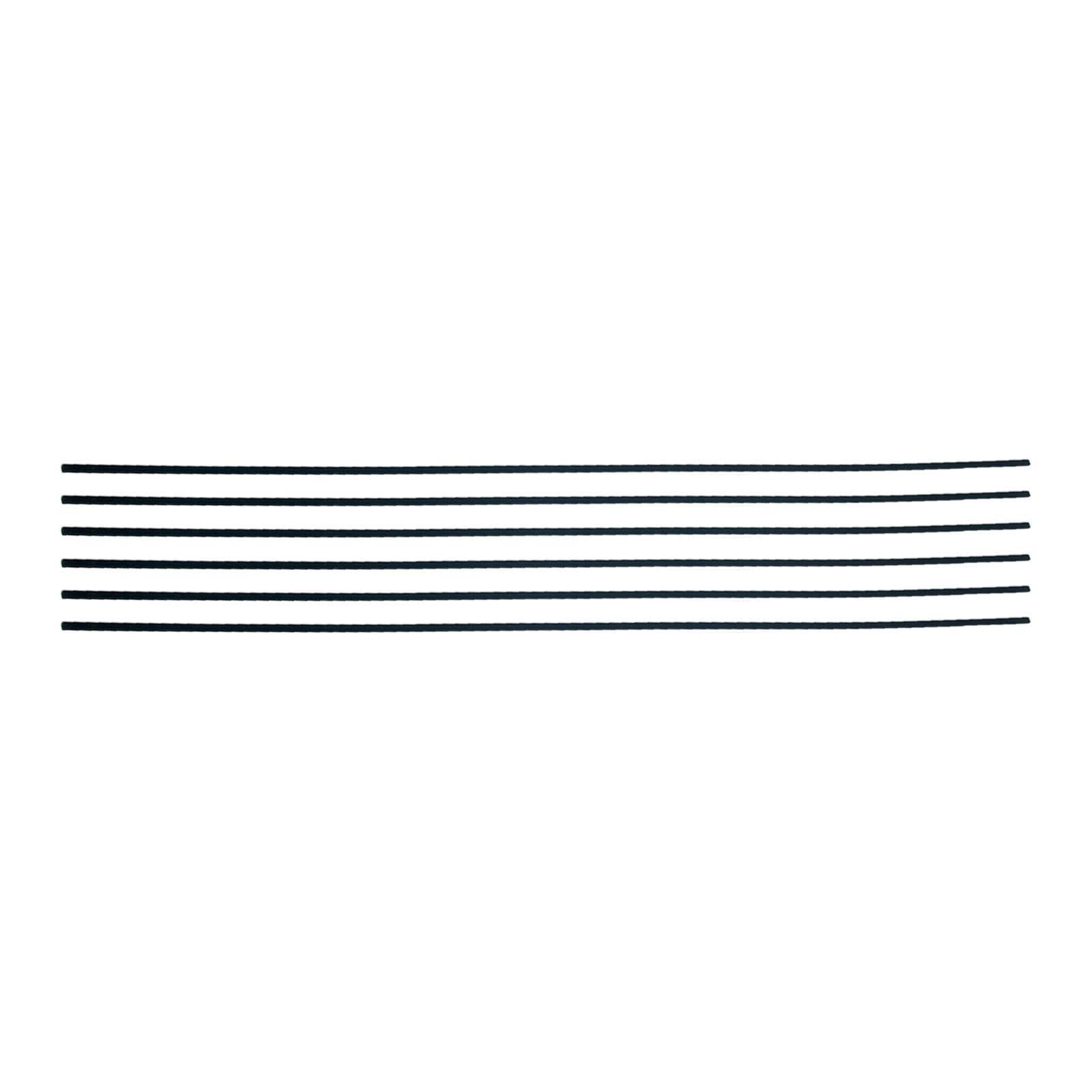 Speed Cloth 6 Piece Pool Table Edge Strips Set - Black PP Plastic Cloth ...